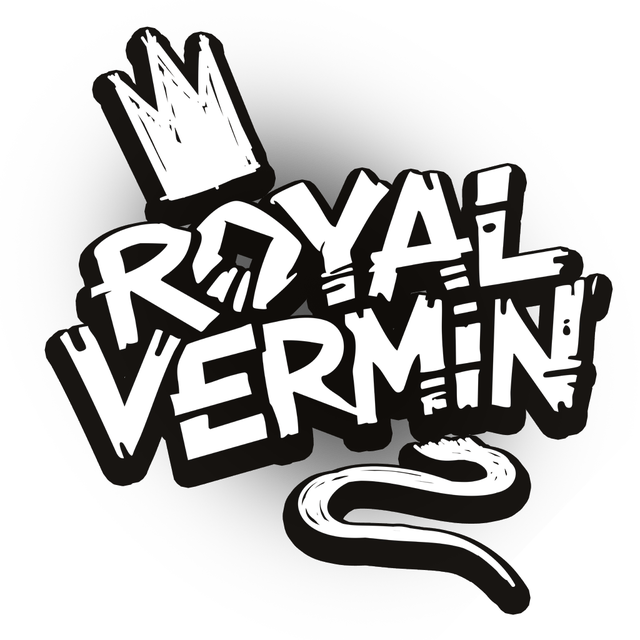 Royal Vermin Logo (Black & White)