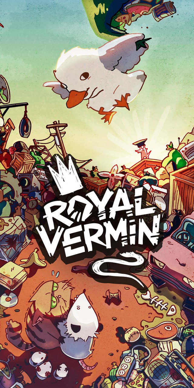 Royal Vermin Vertical Banner with Logo